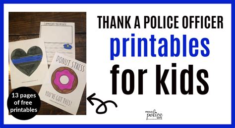 free printable thank you cards for police officer